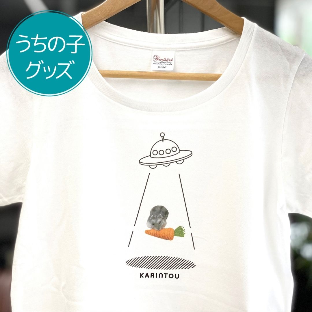 注文商品のご紹介 – UFO×ペット白Tシャツ