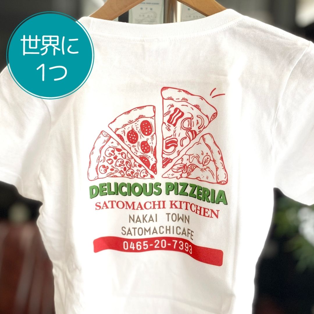 注文商品のご紹介 – ピザ屋風 Tシャツ