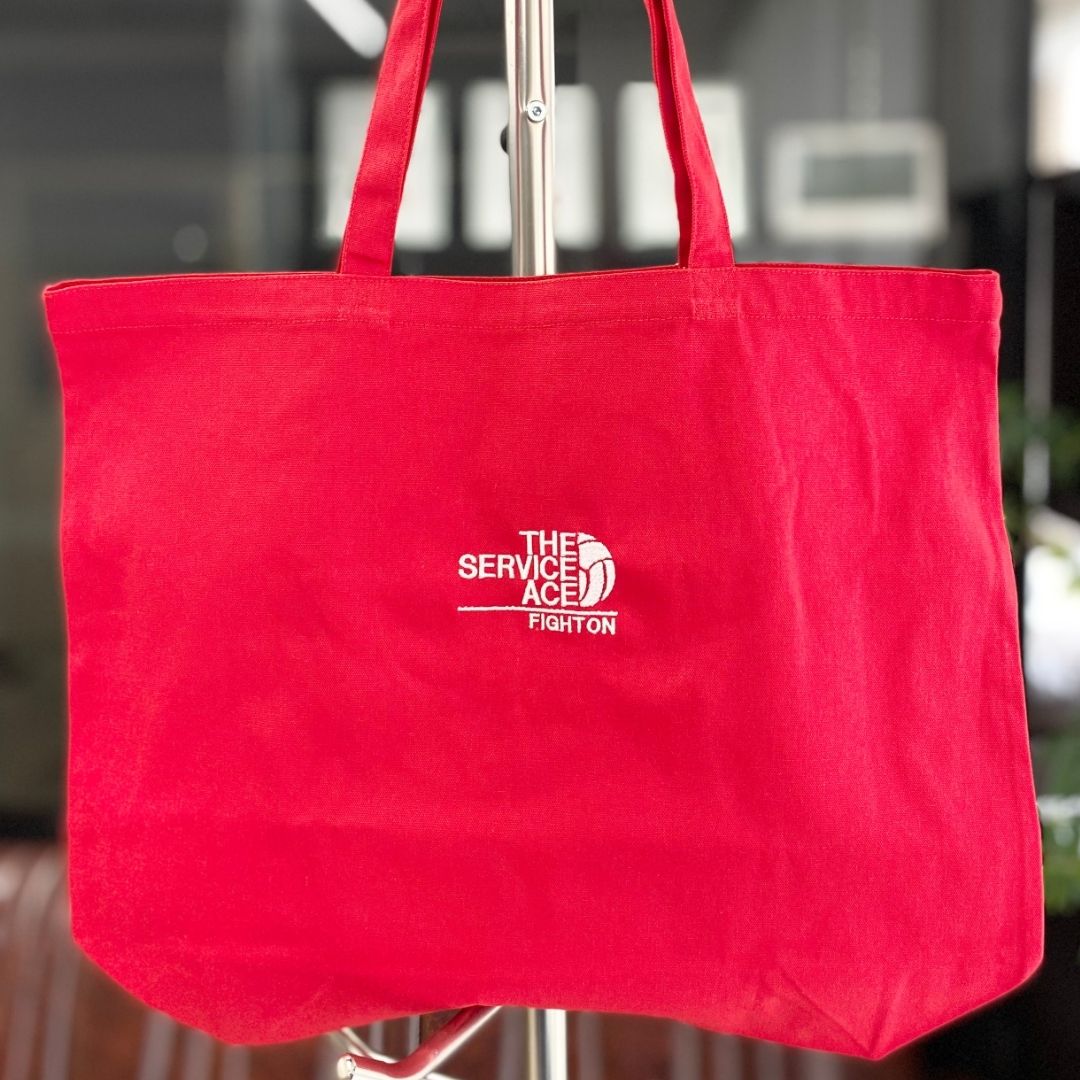 注文商品のご紹介 – バレーボール部刺繍トートバッグ